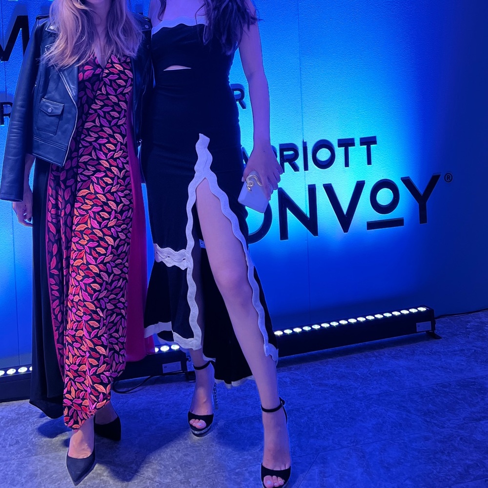 RARE Runway Taylor Hill Jonathan Simkhai Black Strapless Dress Scallop
